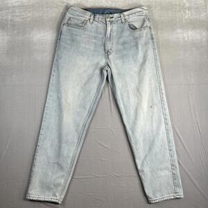 Levis 550 92’ Jeans Mens 36x32 Blue Light Wash Denim Loose Baggy Tapered Leg
